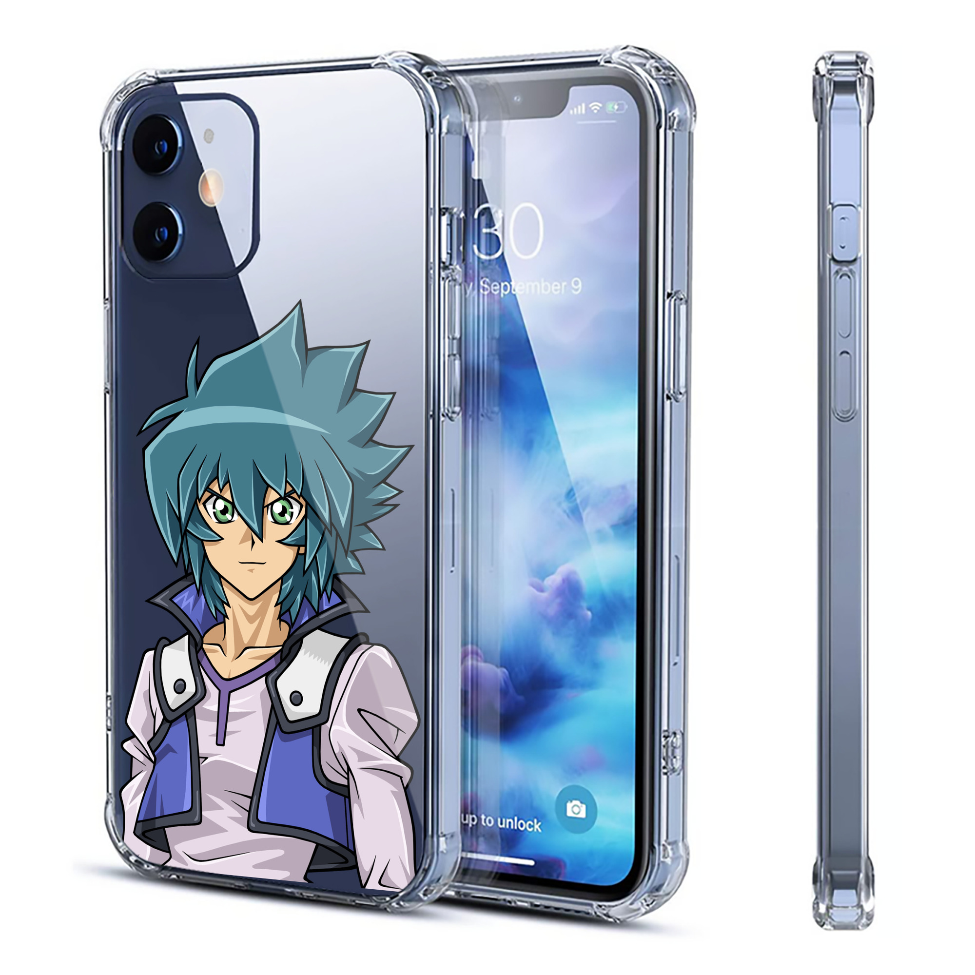 （画像用） 遊☆戯☆王 Yu-Gi-Oh! 【iPhone 12シリーズ対応】透明スマホケース（クリアソフトケース）